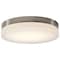 Nuvo Pi, 14 Inch LED Flush Mount, Brushed Nickel Finish, Frosted Etched Glass, CCT Selectable, 120V 62/560 - alternate 5